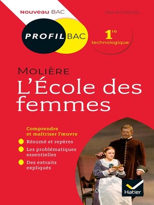 cover image of Profil--Molière, L'École des femmes